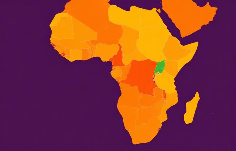 Map of Central Africa